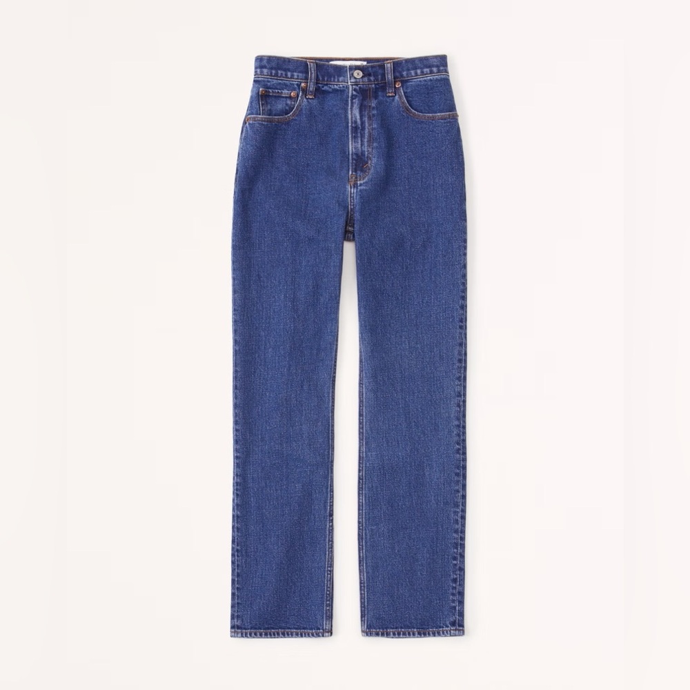 Ultra High Rise Ankle Straight Jean